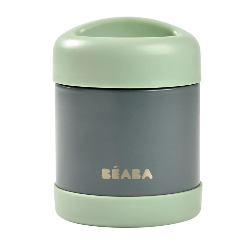 Beaba Baby termos 300 ml Mineralgrå/Sage grön