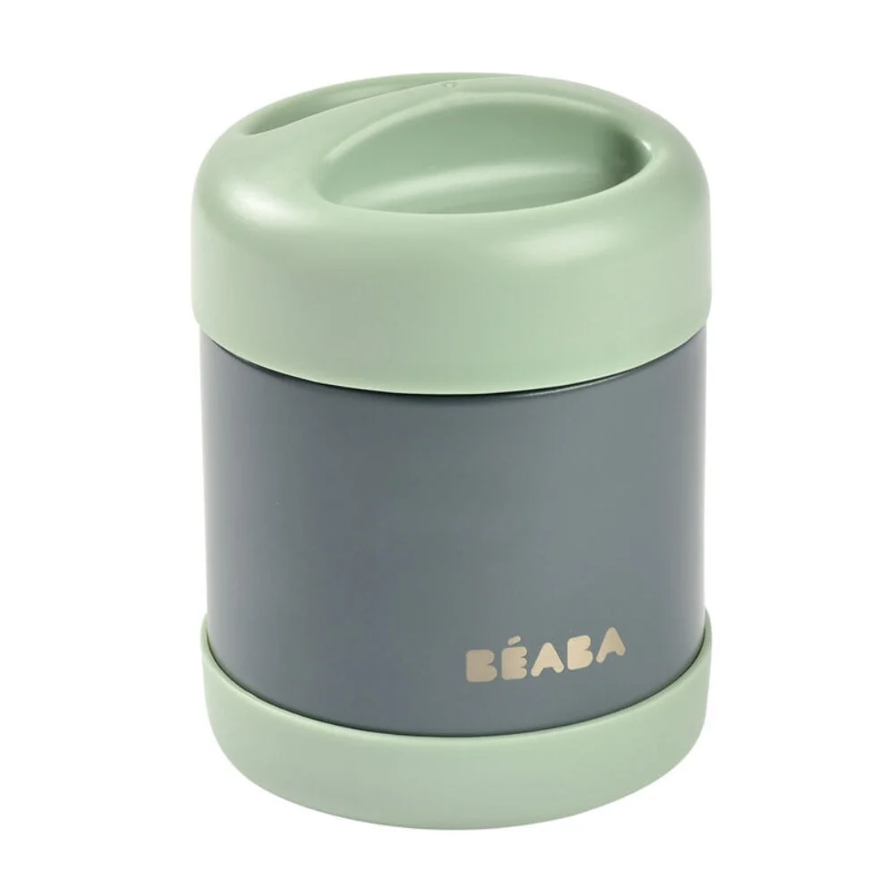 Beaba Baby termos 300 ml Mineralgrå/Sage grön