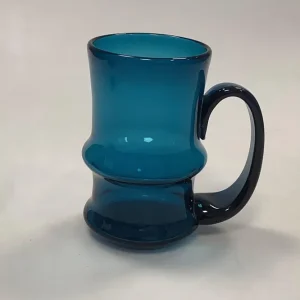 Bertil Vallien Boda Glas Blå Serien Krus
