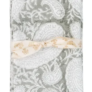 Big Paisley® Napkins Light Grey