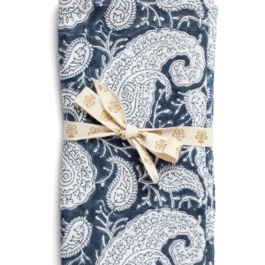 Big Paisley® Napkins Navy Blue