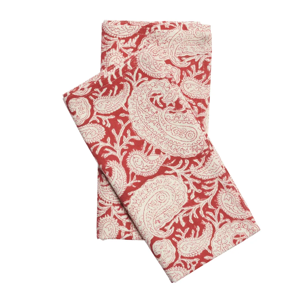 Big Paisley® Napkins Red