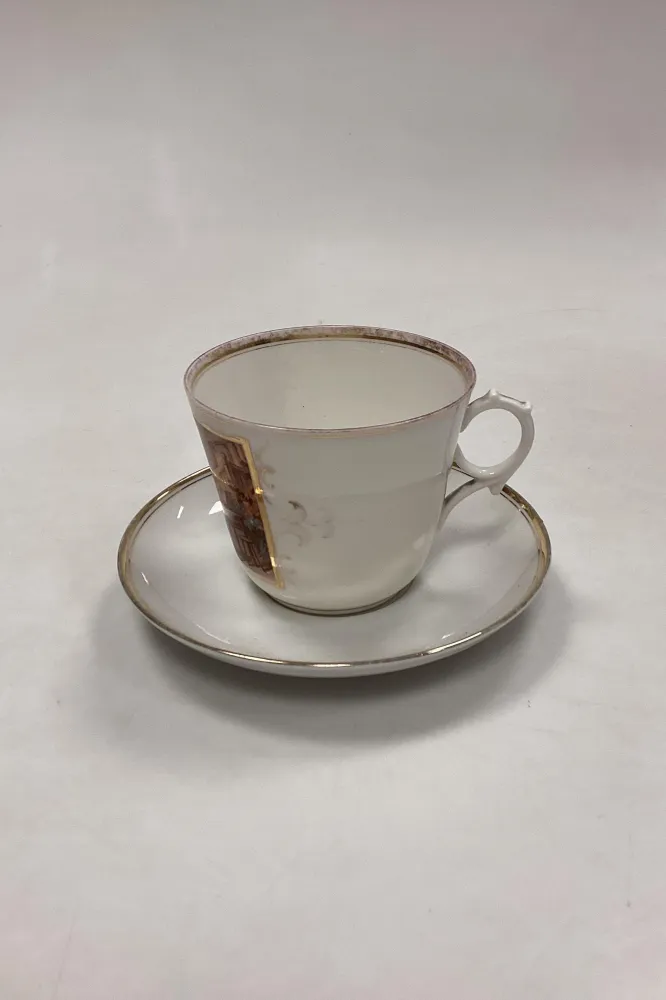 Bing og Grøndahl Antik Kaffekop med KPM Underkop