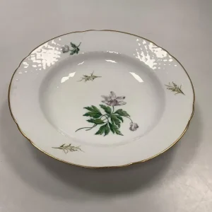 Bing og Grøndahl Art Nouveau Anemone Stor Dybtallerken