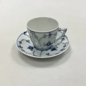 Bing & Grøndahl Blåmalet Musselmalet Kaffekop og Underkop No 305/102
