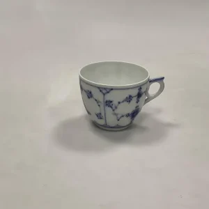 Bing og Grøndahl Blåmalet / Musselmalet Riflet Kaffekop No 102