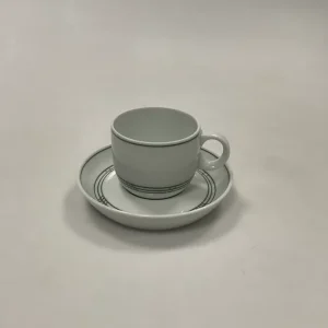 Bing & Grøndahl Delfi Grøn Espresso Kop og Underkop No 463