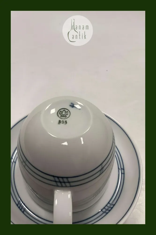 Bing og Grøndahl Delfi Kaffekop og underkop No 305