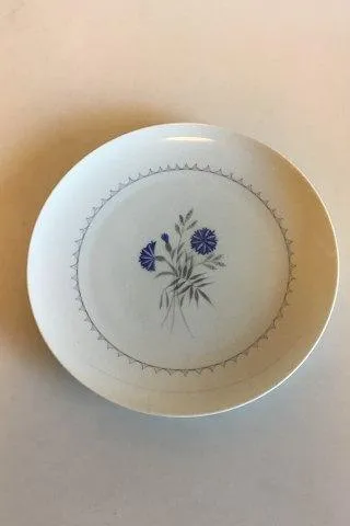 Bing & Grøndahl Demeter, Hvid / Kornblomst Spisetallerken No 25
