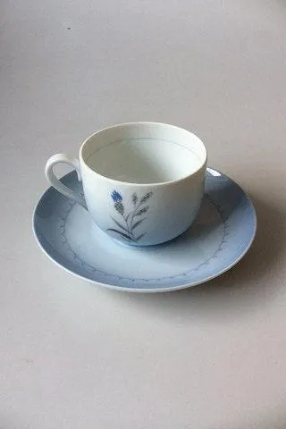 Bing & Grøndahl Demeter / Blå Kornblomst Kaffe og Underkop No 103
