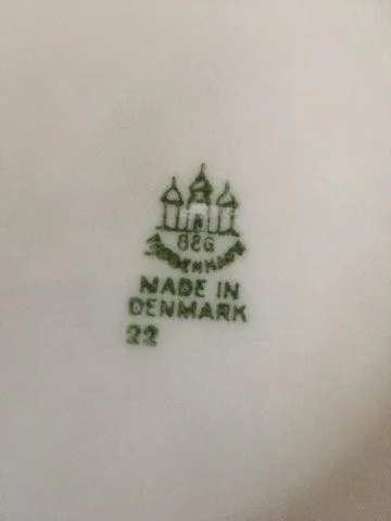 Bing & Grøndahl Dumas Stor Dyb Tallerken No 22