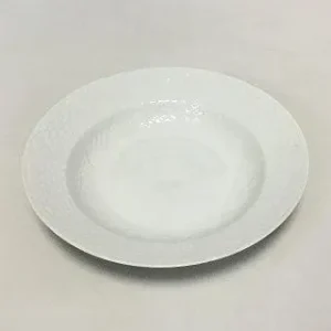 Bing & Grøndahl Elegance, Hvid Dyb Tallerken No 22