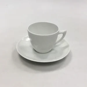Bing & Grøndahl Elegance, Hvid Kaffekop og underkop No 102