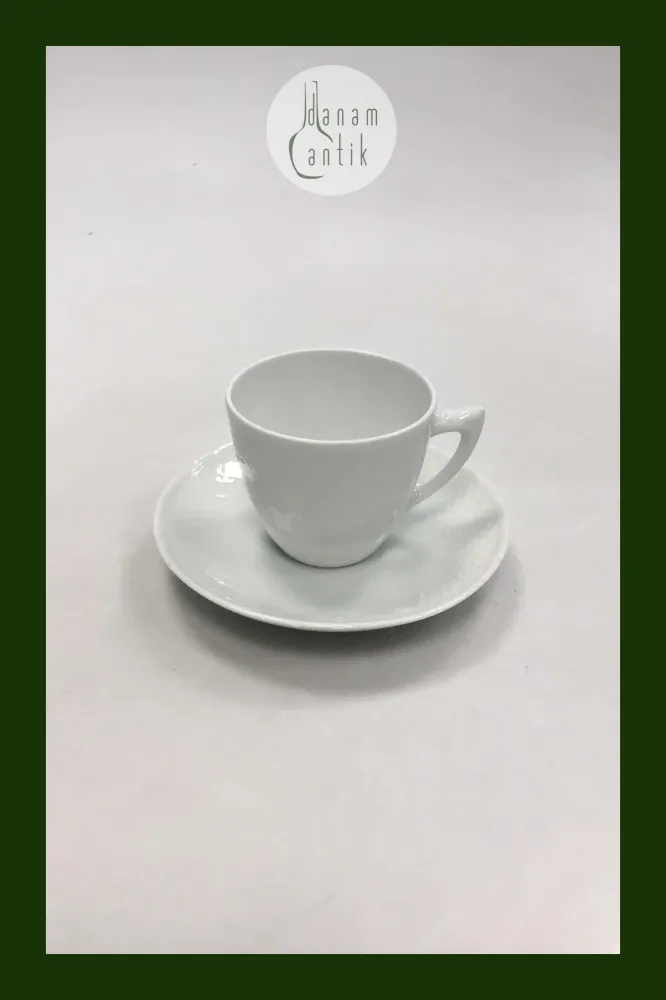 Bing & Grøndahl Elegance, Hvid Kaffekop og underkop No 102