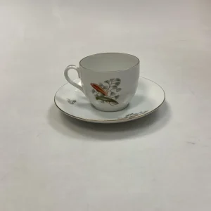 Bing og Grøndahl Fruesko Kaffekop og Underkop No. 102