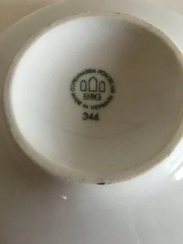 Bing & Grøndahl Henning Koppel Hvid Skål No 344