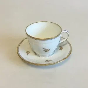 Bing & Grøndahl Herregaard Kaffekop med underkop No 102