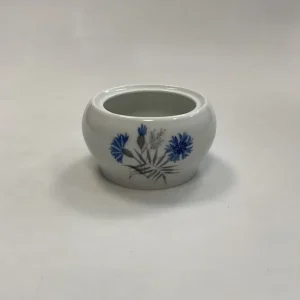 Bing og Grøndahl Hvid Demeter / Kornblomst Sukkerskål u. låg No. 94