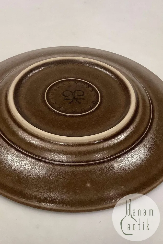 Bing & Grøndahl Jens Quistgaard Stentøj Kronjyden / B&G "Azur" Umbra Frokosttallerken
