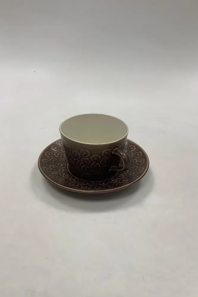 Bing og Grøndahl Kronjyden Umbra Azur Kaffekop og Underkop