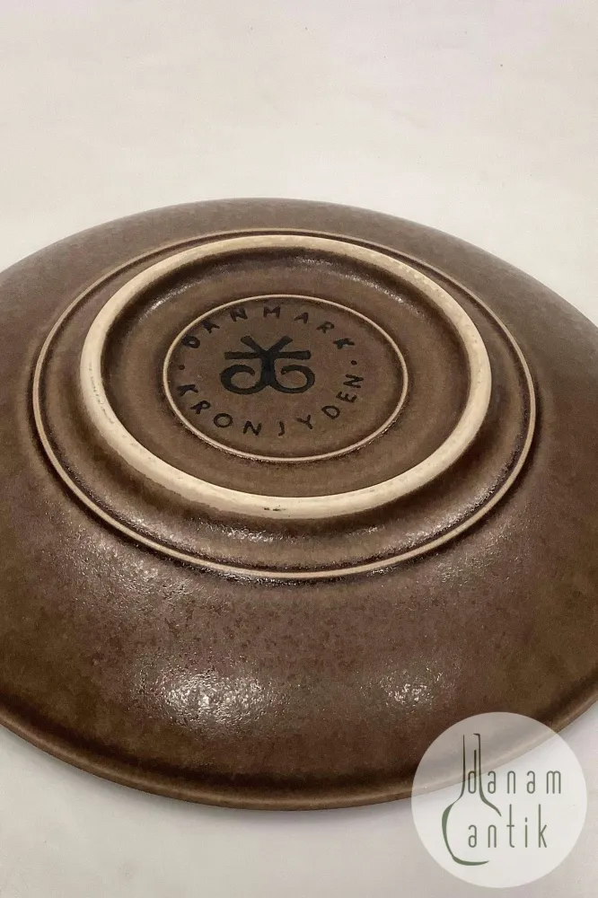 Bing og Grøndahl Kronjyden Umbra Azur Kaffekop og Underkop