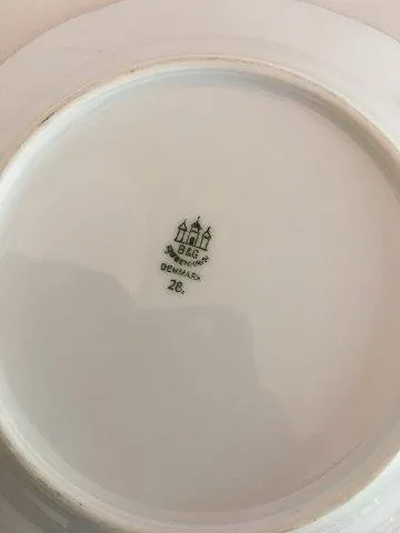 Bing & Grøndahl Offenbach Kagetallerken No 28
