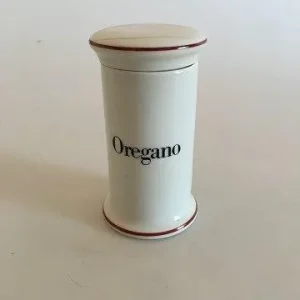 Bing & Grøndahl Oregano Krydderikrukke No 497 fra Apotekerserien