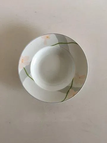 Bing & Grøndahl Grå Orkide Suppetallerken No 323