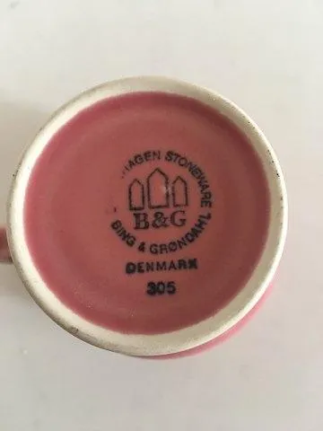 Bing & Grøndahl Rosa Tema Kop No. 305