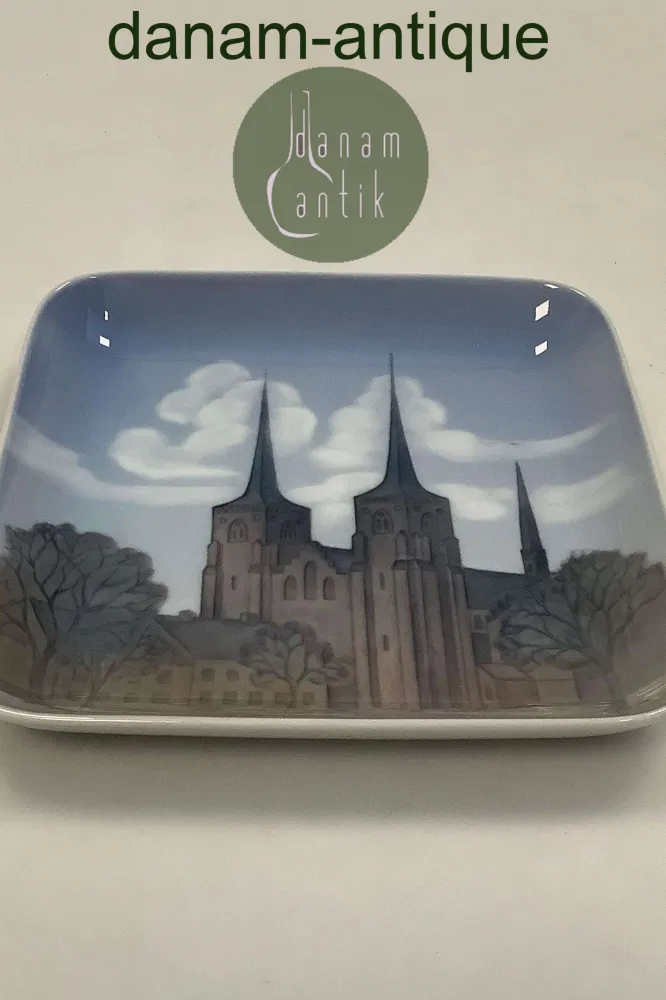 Bing og Grøndahl Skål 455 Serie Roskilde Domkirke No 606