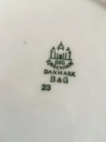 Bing og Grøndahl Sommerfugl Dyb Tallerken No. 23