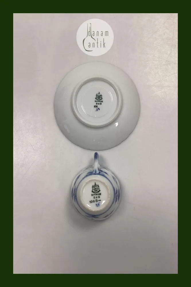 Bing og Grøndahl Sommerfugl Mokkakop No. 108B