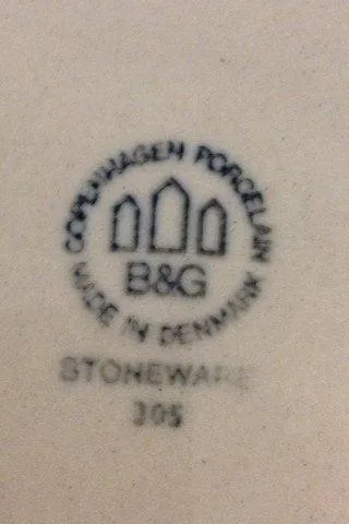 Bing & Grøndahl Stentøjsstel Peru Kaffekop med underkop No 305
