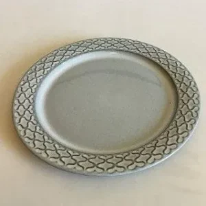 Bing og Grøndahl/Kronjyden Grå Cordial Frokosttallerken No. 326