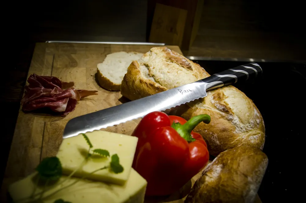 Birkaknivar Brödkniv Hovgården serien 20 cm