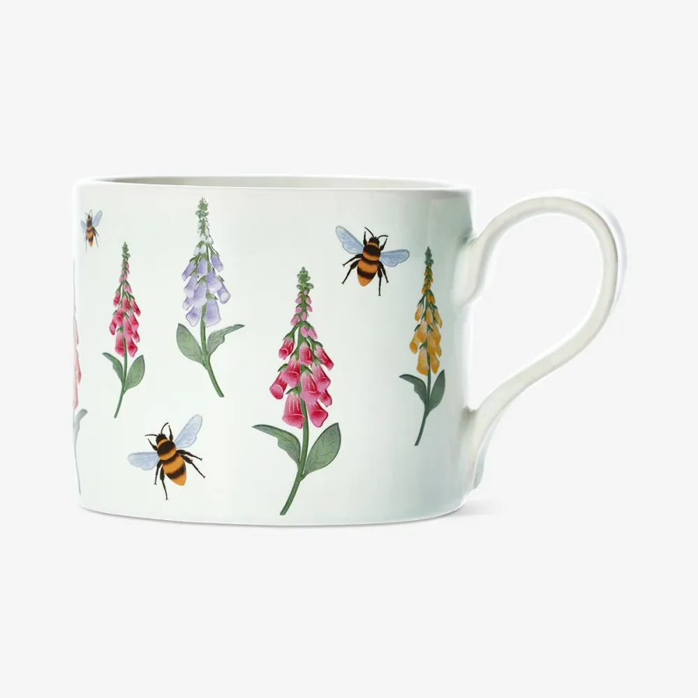 Blåblommig mugg - 355 ml