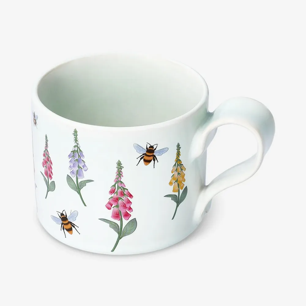 Blåblommig mugg - 355 ml