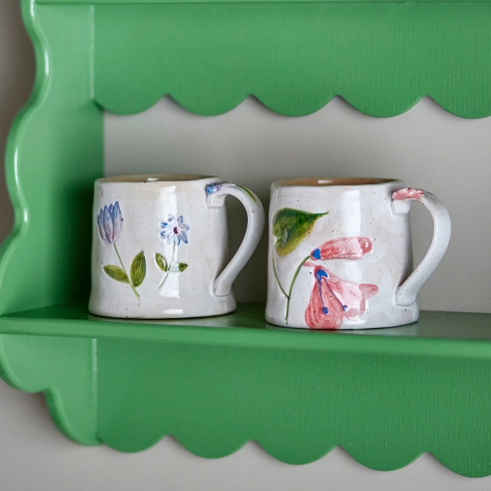 Bloomingville Camilla stengodsmuggar multi set om 2 delar
