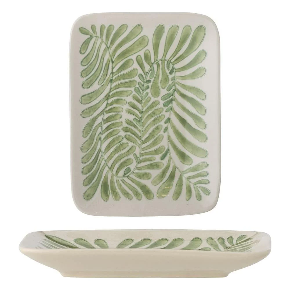 Bloomingville Fauni Fat Grön Stengods 15x11,5 cm