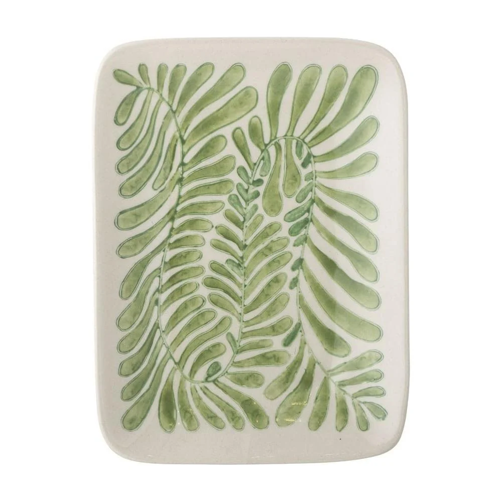 Bloomingville Fauni Fat Grön Stengods 15x11,5 cm