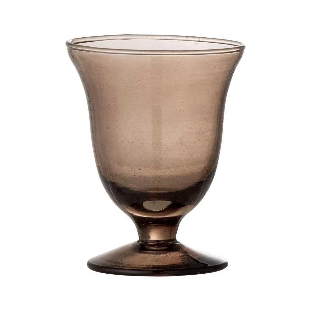 Bloomingville Florentine Vinglas Brun Återvunnet Glas 14 cl