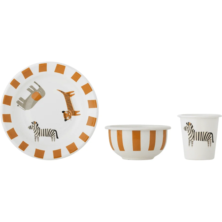 Bloomingville Jesse Barnservisset Orange 3 Delar
