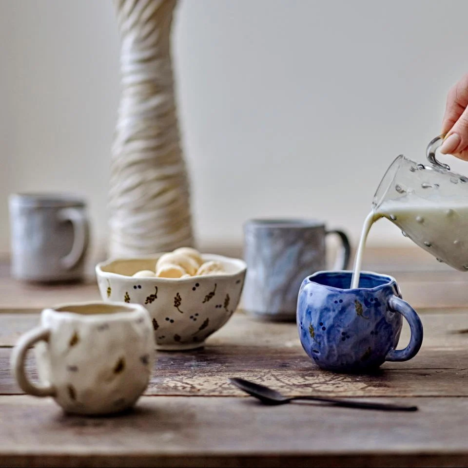 Bloomingville Kaffe- och temugg Pippine Blue