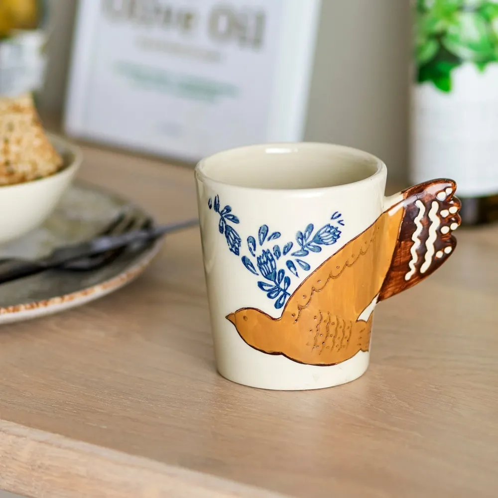 Bloomingville kaffekopp Steingods tekopp Hezha kopp