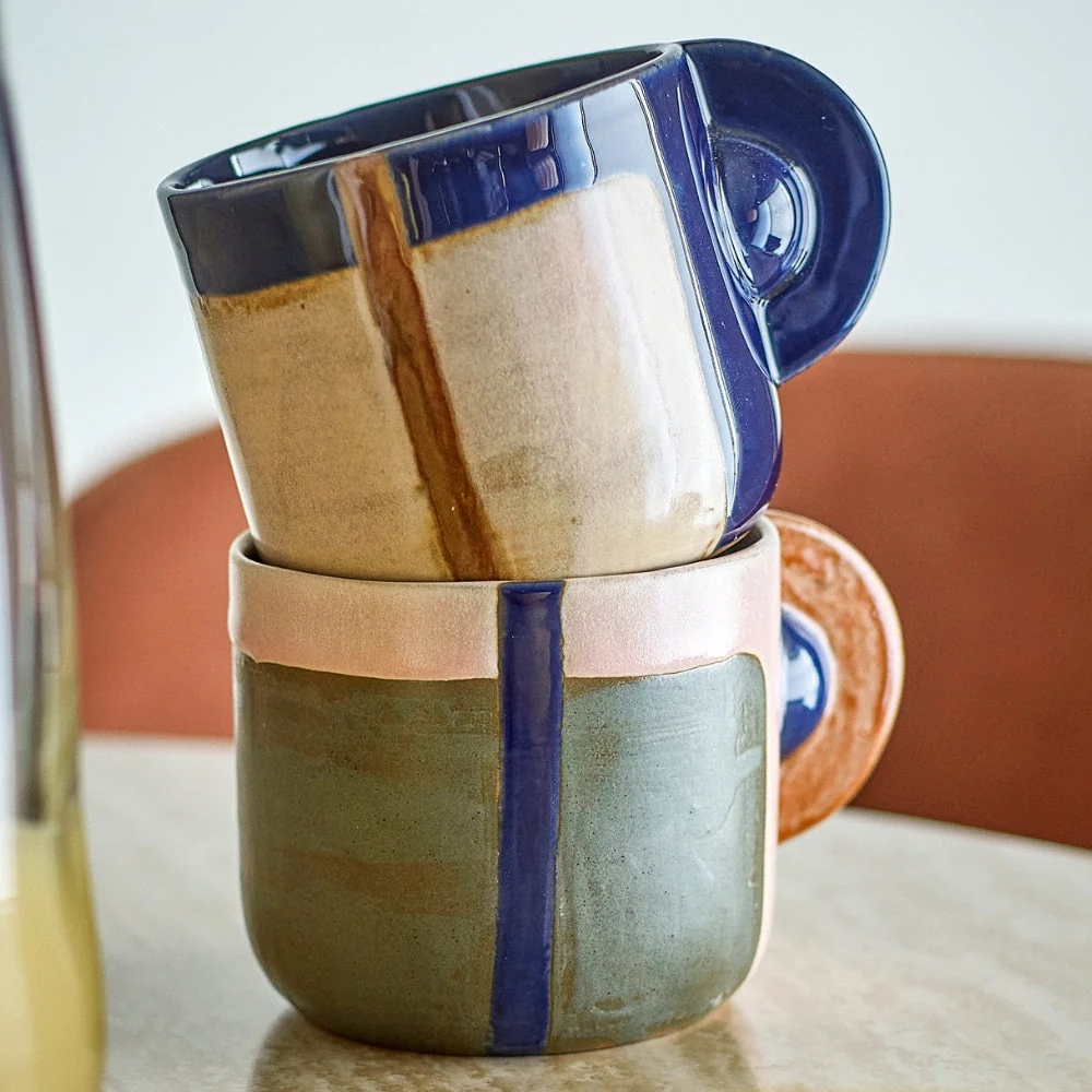 Bloomingville Kaffemuggar i stengods Bolivia 2st