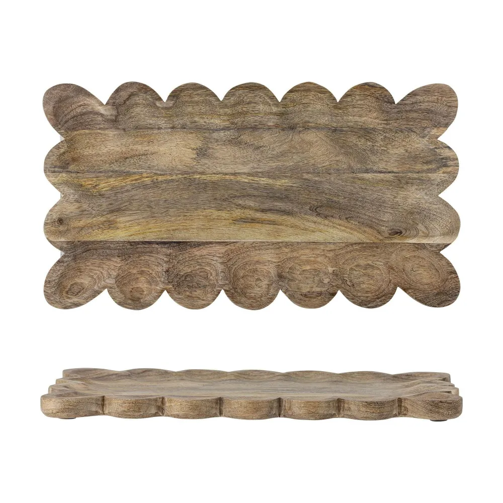 Bloomingville Kallo Serveringsbricka Natur Mango 44,5x24,5 cm (OKT)