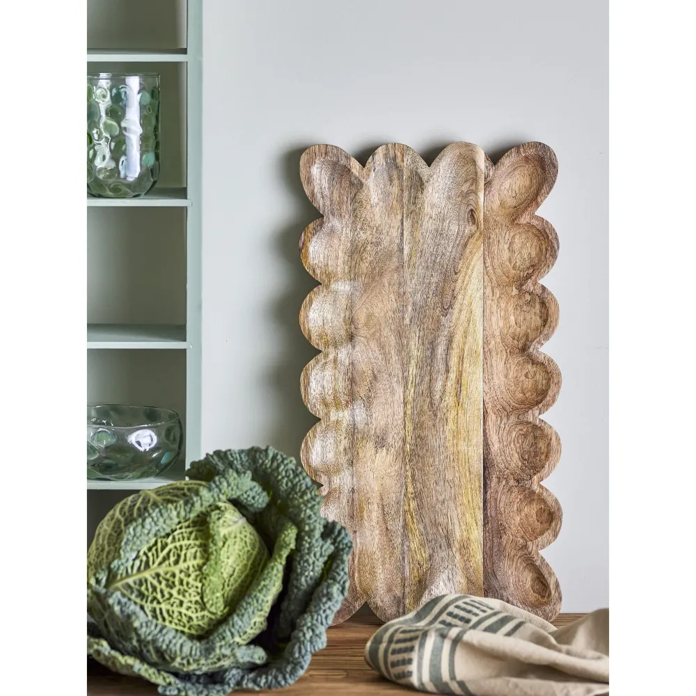 Bloomingville Kallo Serveringsbricka Natur Mango 44,5x24,5 cm (OKT)