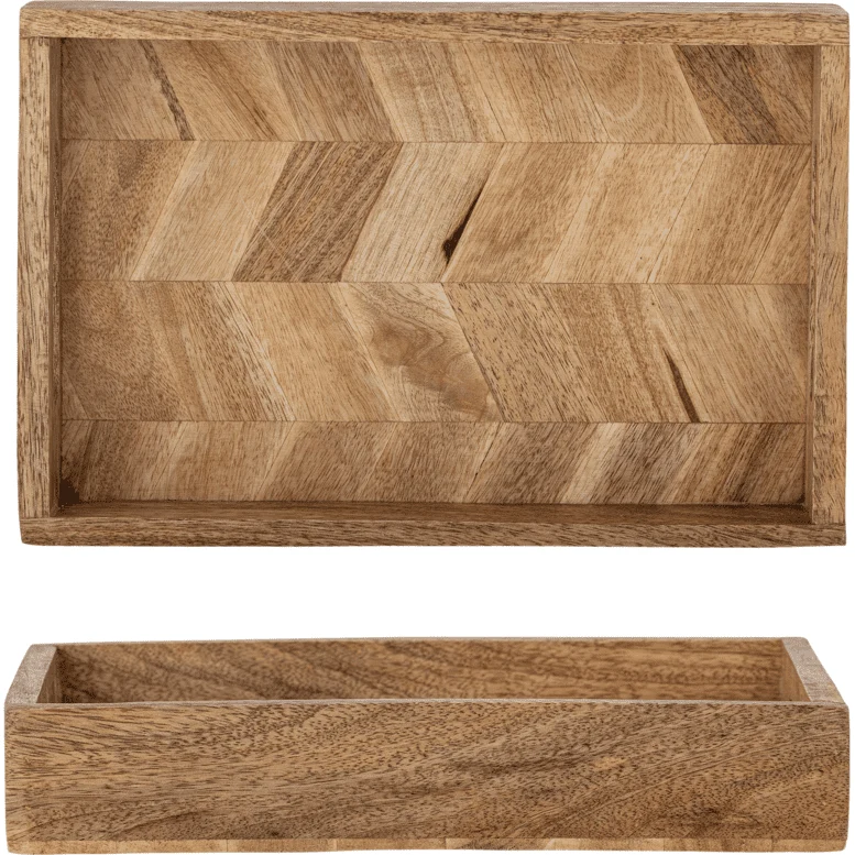 Bloomingville Katalyn Serveringsbricka Natur Mangoträ 30x20 cm (OKT)