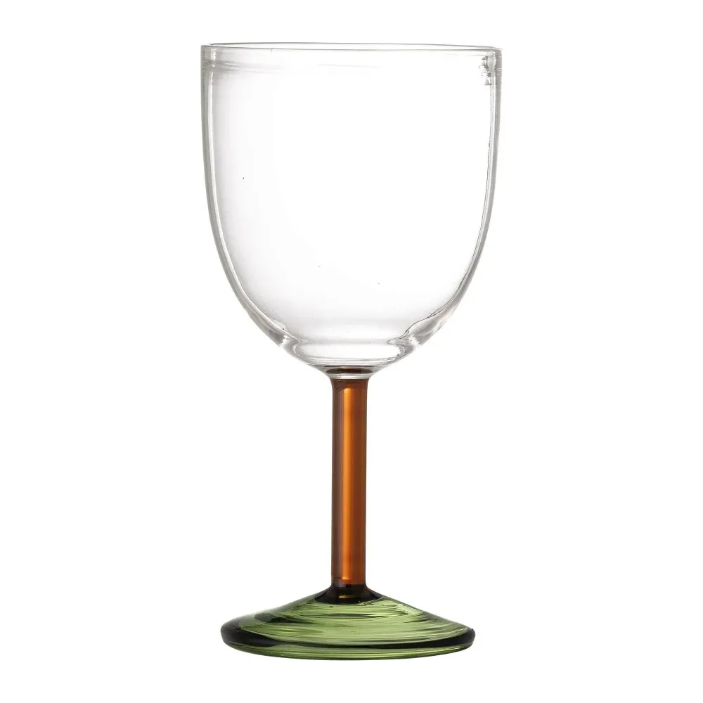 Bloomingville Martine Vinglas Grön Glas 22 cl