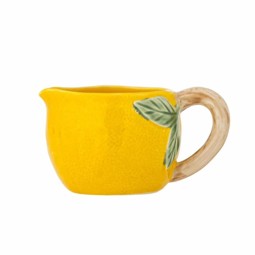 Bloomingville Mjölkkanna Limone Gul Stengods